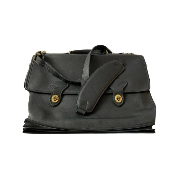 Jack George Briefcase Black Satchel - Picture 1 of 5